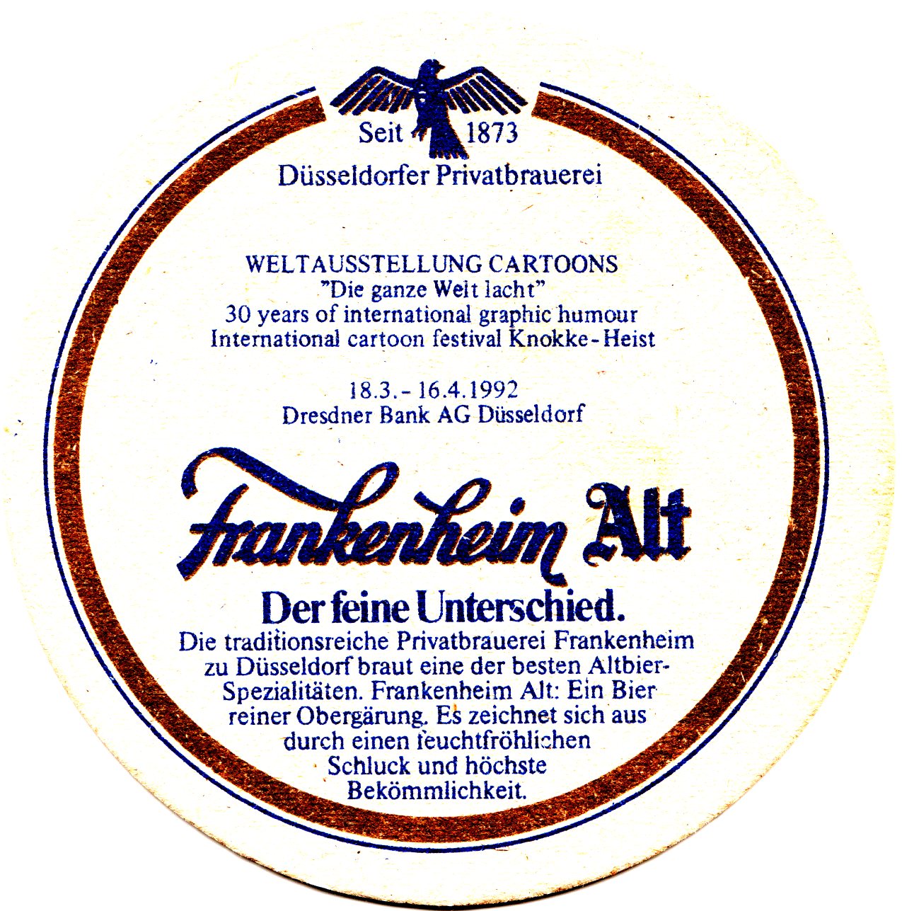 dsseldorf d-nw franken cartoon 4-6a (rund215-die ganze welt lacht-blaugold)